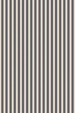 Gri Çizgi Desenli Dokuma Leke Tutmaz Masa Örtüsü MSO043