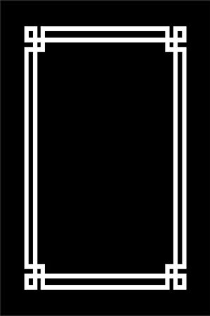 Siyah Çerçeveli Dokuma Leke Tutmaz Masa Örtüsü MSO126