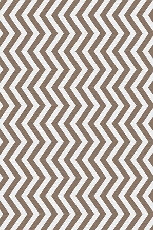Bej Zigzag Desenli Dokuma Leke Tutmaz Masa Örtüsü MSO138
