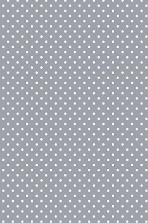 Gri Puantiyeli Dokuma Leke Tutmaz Masa Örtüsü MSO173