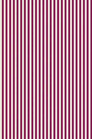 Fuşya Çizgili Dokuma Leke Tutmaz Masa Örtüsü MSO175