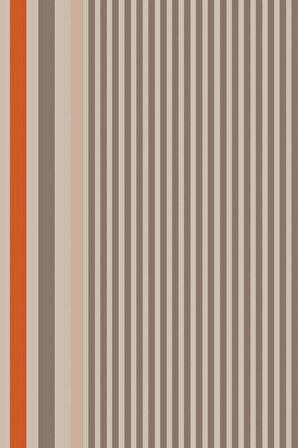 Bej Çizgi Desenli Dokuma Leke Tutmaz Masa Örtüsü MSO177