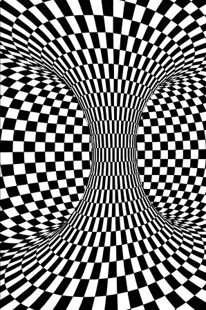 Siyah İlizyon Desen Dokuma Leke Tutmaz Masa Örtüsü MSO202