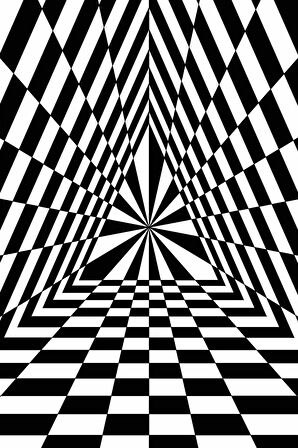 Siyah İlizyon Desen Dokuma Leke Tutmaz Masa Örtüsü MSO208