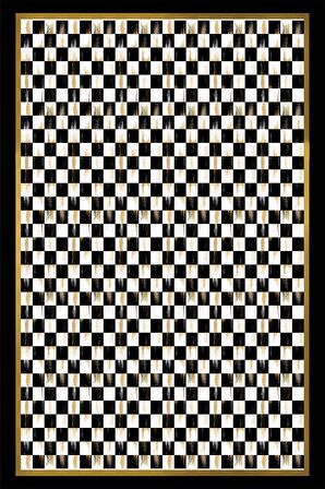 Siyah Pötikareli Mackenzie Leke Tutmaz Masa Örtüsü MSO224