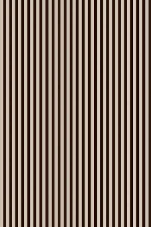 Kahverengi Çizgili Dokuma Leke Tutmaz Masa Örtüsü MSO281