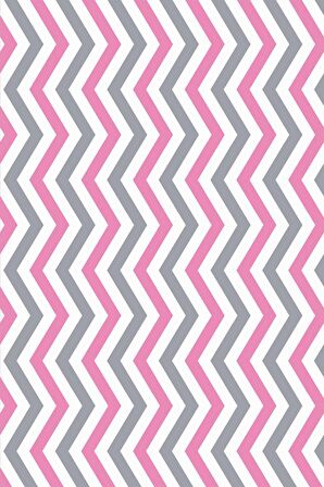 Pembe Zigzag Desenli Dokuma Leke Tutmaz Masa Örtüsü MSO304