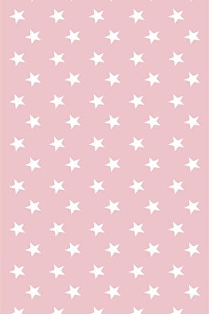 Pembe Yıldızlı Dokuma Leke Tutmaz Masa Örtüsü MSO310