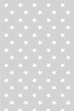 Gri Yıldızlı Dokuma Leke Tutmaz Masa Örtüsü MSO311