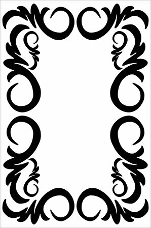 Beyaz Çerçeveli Dokuma Leke Tutmaz Masa Örtüsü MSO317