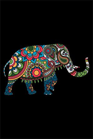 Siyah Filli Leke Tutmaz Premium Dokuma Masa Örtüsü MSO364