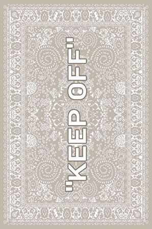 Bej Keep Off Dokuma Leke Tutmaz Masa Örtüsü MSO454