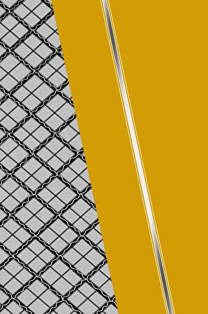 Hardal Ekoseli Dokuma Leke Tutmaz Masa Örtüsü MSO489