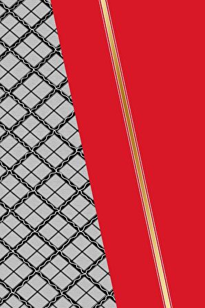 Kırmızı Ekoseli Dokuma Leke Tutmaz Masa Örtüsü MSO501