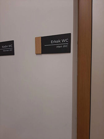 Meşe Serisi Pleksi Wc Yönlendirme Seti