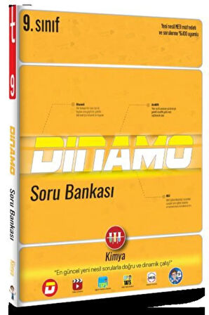 9. Sınıf Kimya Dinamo Soru Bankası Kitabı 2022