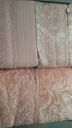 Elena Çeyiz 10 Parça Evlilik Seti-STYLE PUDRA