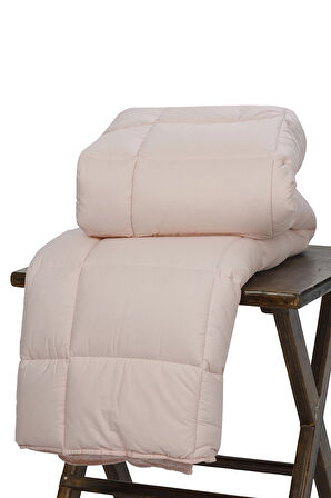 Özdilek Ranforce Pamuk Kumaş Çift Kişilik Silikon Yorgan-Pembe