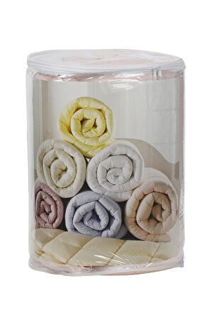 Özdilek Ranforce Pamuk Kumaş Çift Kişilik Silikon Yorgan-Pembe