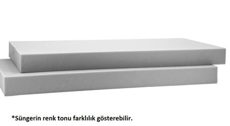 Mandaş Süngerli 3 Kişilik Salıncak Minder Seti (Pamuklu Kumaş)-Gri Çizgili