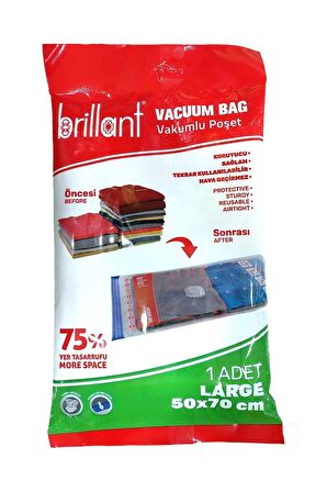 Brillant Vakumlu Hurç, 2li Set, Large Boy 50x70