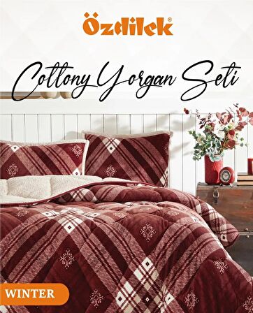 Özdilek Cottony Yorgan Seti Tek Kişilik (160x240)-Winter