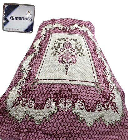Merinos Fashion Tek Kişilik Vizon Battaniye (155x215)-Jade Pembe