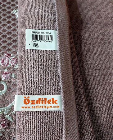 Özdilek 2li Butik El-Yüz Havlusu (50x90)-Mariposa Mürdüm
