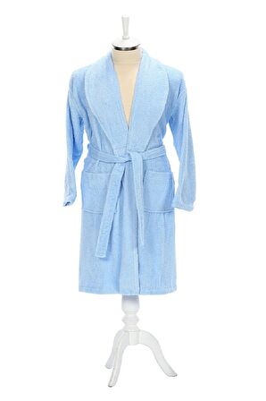 Özdilek Battal Boy Tek Bornoz Şalyaka-Classic Mavi (3XL Beden)