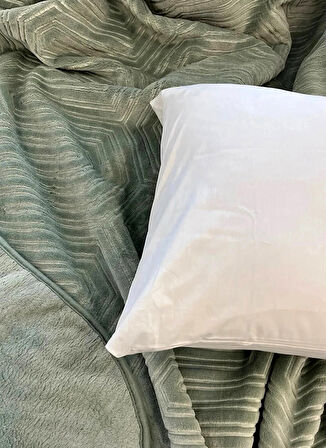 Özdilek Prestige Kalın Embos Tek Kişilik Battaniye (155x220)-K.Yeşil