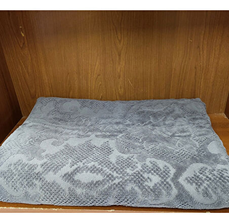 Özdilek Kadife Pamuk Büyük Boy Banyo Havlusu (90x150)-Curve Antrasit