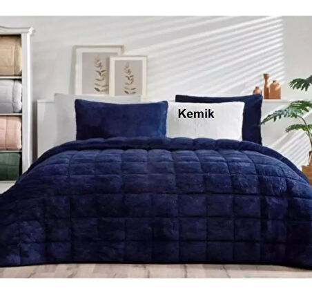 Özdilek Kemik Nova Yorgan (Yastıksız) Sherpa Battaniye Dokulu Çift Kişilik (195x215)