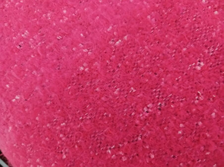 Tavşan Tüyü El Dokuma Yumuşak Dokulu Tek Kişilik Yatak Örtüsü (160x240)-Pembe