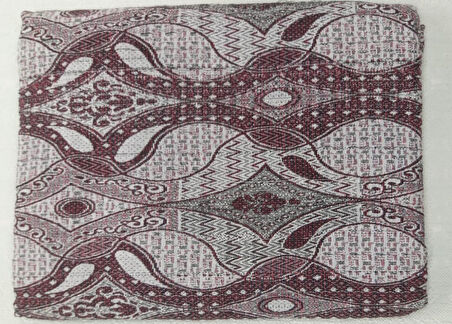 Mandaş 4m2 Lastiksiz Halı Örtüsü Savan (160x230)-Bordo v3