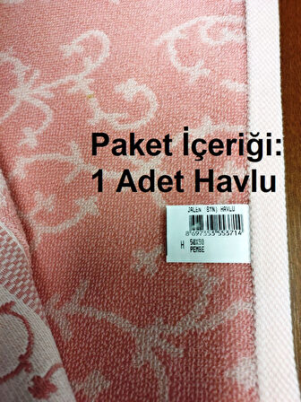 Özdilek 1 Adet Kdf Pamuk El-Yüz Havlusu (50x90)-Jalen Pembe