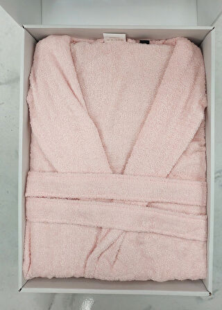 Polo Life Kutulu Bamboo Tek Bornoz Şalyaka-Pembe (XL Beden)