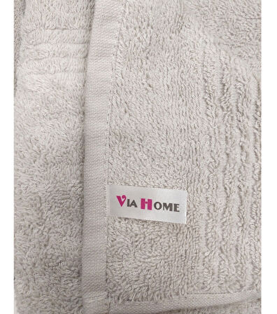 Via Home 6lı El Havlusu Seti, Delta Ağır Jakarlı Çantalı (50x90)