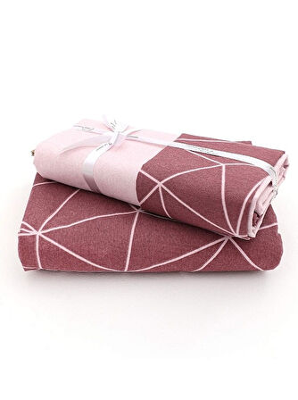 The Ecosse Çarşafı Lastikli Tek Kişilik Nevresim Takımı-Mia Rose
