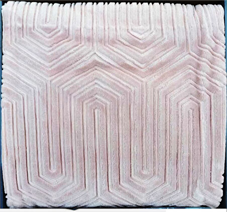 Özdilek Prestige Kalın Embos Tek Kişilik Battaniye (160x220)-Cameo Rose