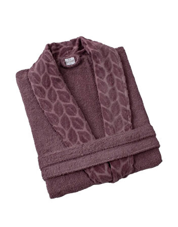 Nurpak Battal Boy Tek Bornoz Şalyaka-Hazal Mürdüm (Beden 2XL-3XL)