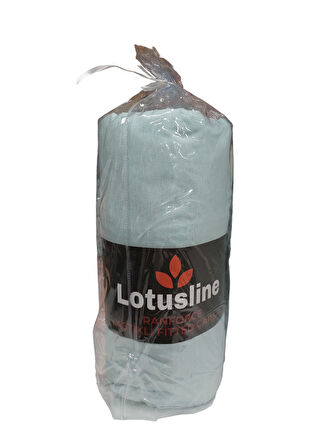 Lotusline Ranforce Fitted Lastikli Battal Çift Kişilik Çarşaf Seti (180x200+30)-Mint