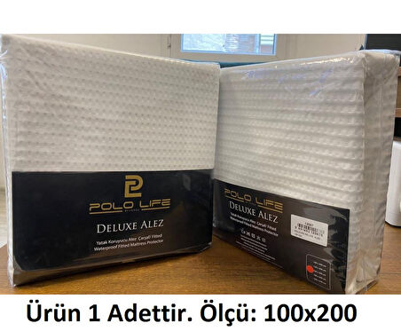 Polo Life Jakarlı Örme Kumaş Deluxe Full Lastikli Sıvı Geçirmez Tek Kişilik Alez (100x200)