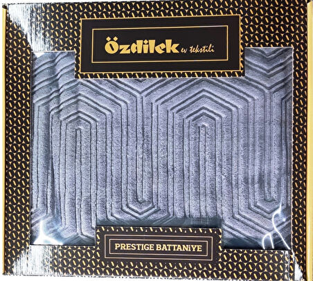 Özdilek Prestige Kalın Embos Tek Kişilik Battaniye (155x220)-Gri