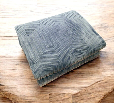 Özdilek Prestige Kalın Embos Tek Kişilik Battaniye (155x220)-Gri