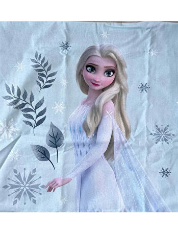 Özdilek Lisanslı Fitted Çarşaflı Tek Kişilik Çocuk Nevresim Takımı-Frozen Leaves Mint