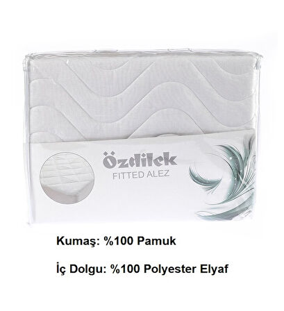 Özdilek Ranforce Kapitoneli Fitted Çift Kişilik Alez Yeni (160x200+35)
