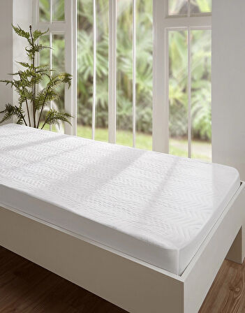 Özdilek Kapitoneli Fitted Pamuklu Sıvı Geçirmez Battal Çift Kişilik Alez (180x200+30)