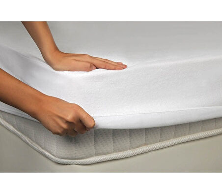 Özdilek Fitted Sıvıyı Hapseden Pamuklu Tek Kişilik Sıvı Geçirmez Havlu Alez (100x200)