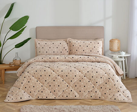 Özdilek Cottony Yorgan Seti Çift Kişilik (220x240)-Damla