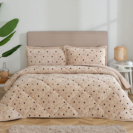 Özdilek Cottony Yorgan Seti Çift Kişilik (220x240)-Damla